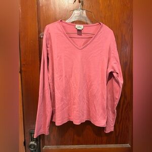 Vintage pink L.L.Bean women’s longsleeve